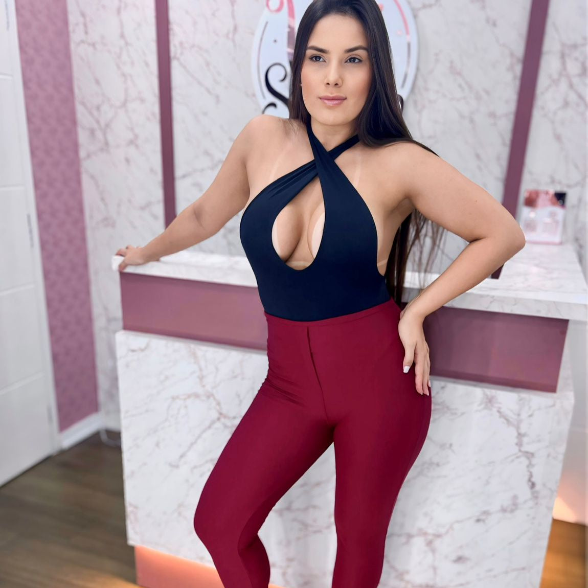 Calça com pézinho