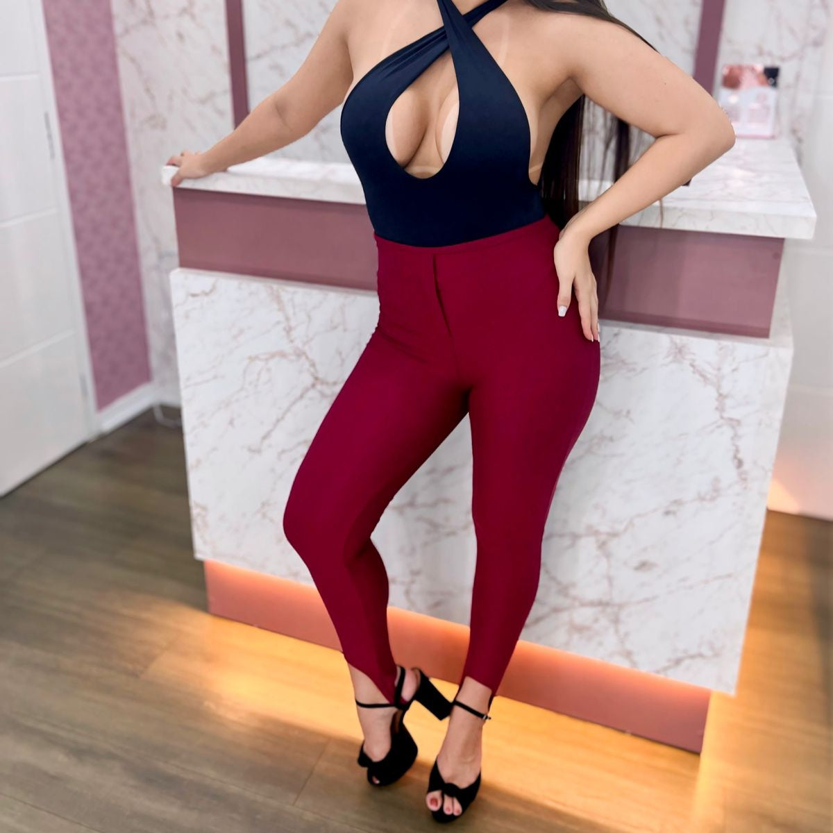 Calça com pézinho