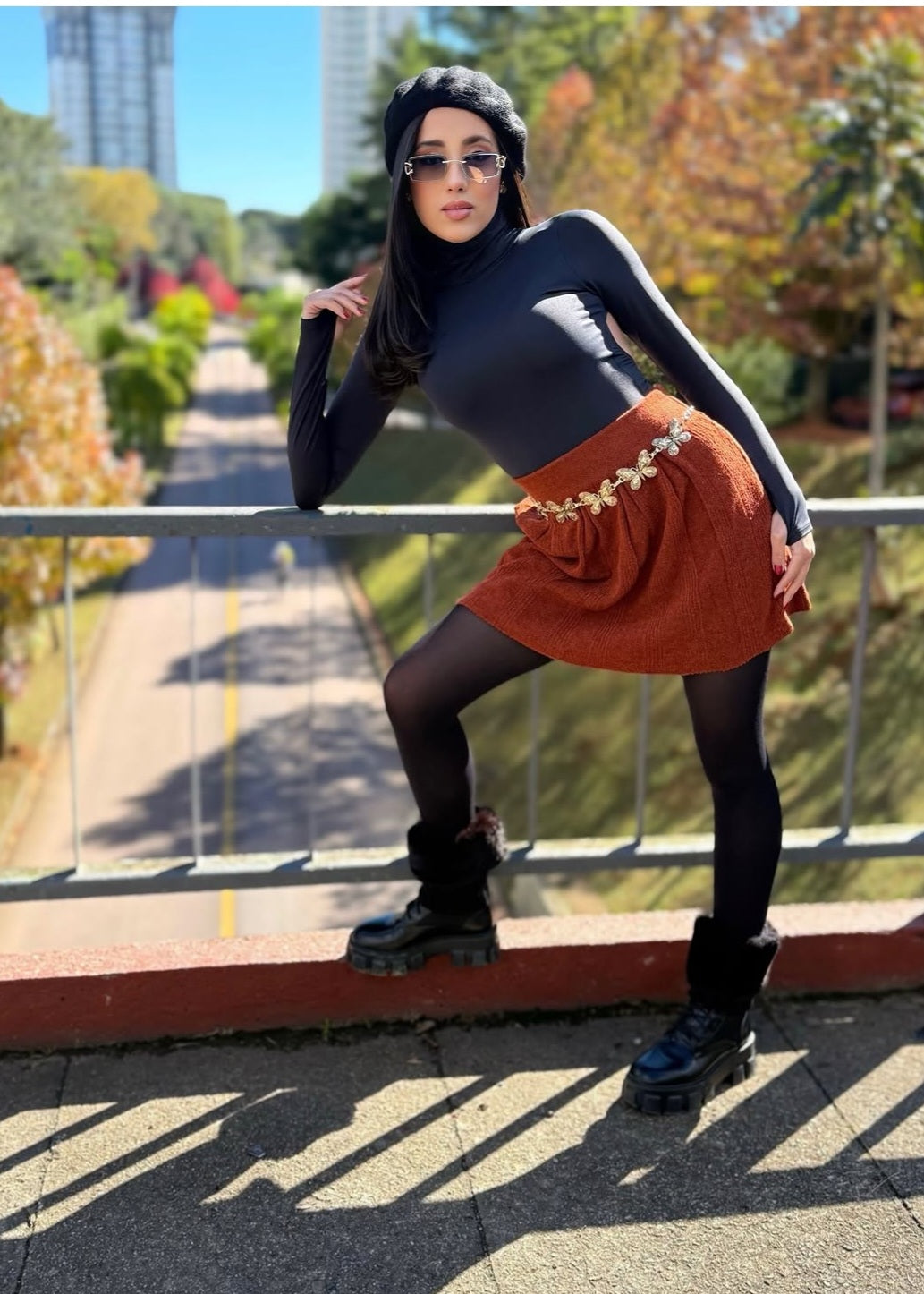 Saia tricô modal
