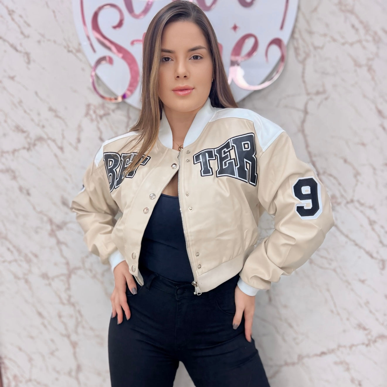 Jaqueta em Courino Areia