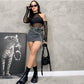 Body Patricia em tule manga longa com luva