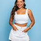 Conjunto jeans branco