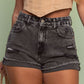 Shorts Jeans Grafite Estonado