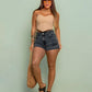 Shorts Jeans Grafite Estonado