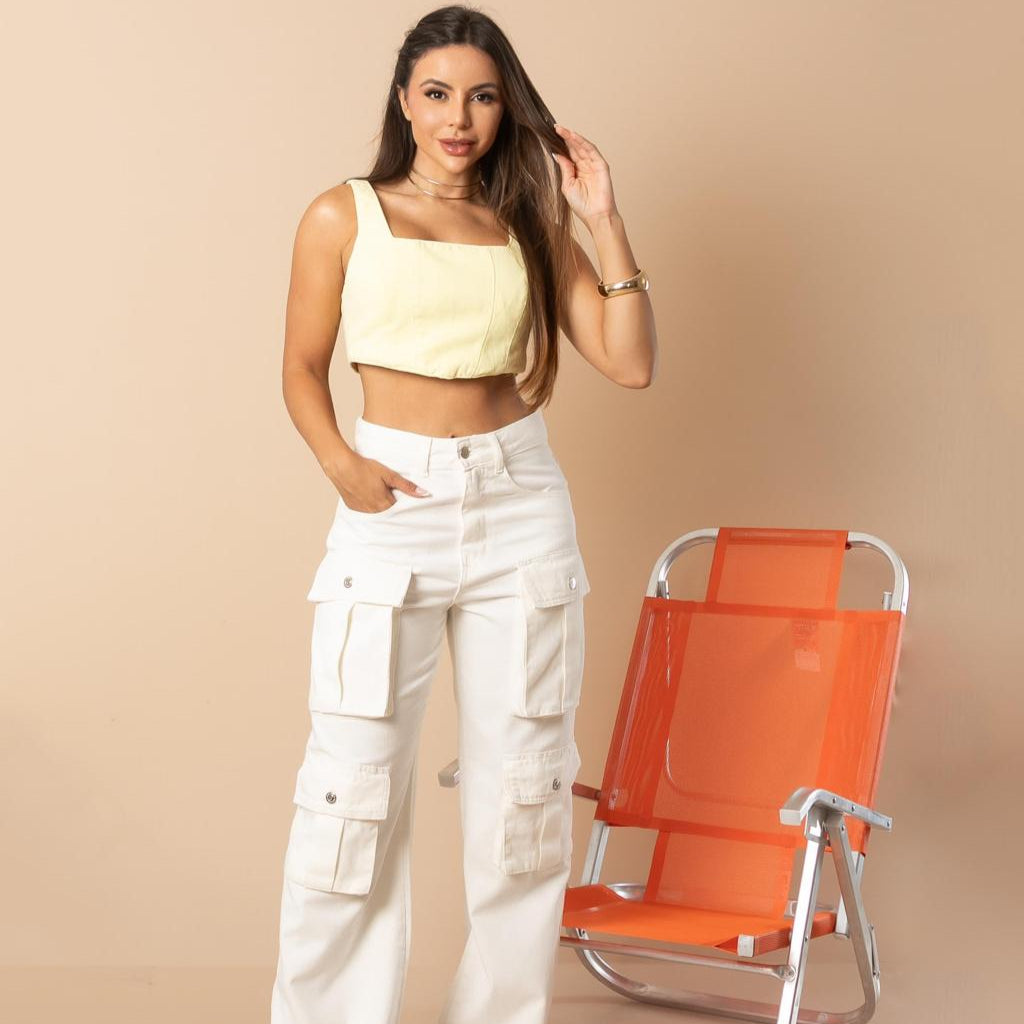 Calça Cargo Off-White