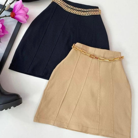 Shorts saia canelado premium