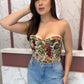 Corset estampado
