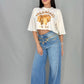 Calça Pantalona Jeans...