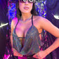Cropped holográfico...Gola boba
