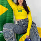 Cropped Brasil com luvinha...