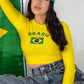 Cropped Brasil com luvinha...