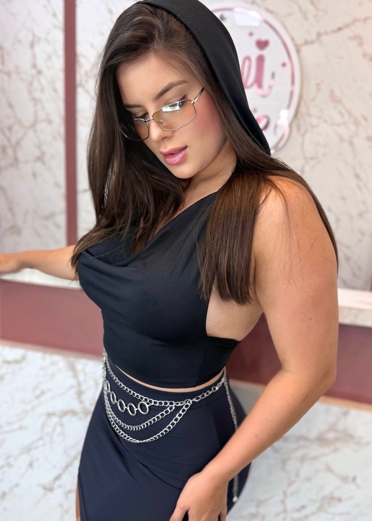 Cropped c capuz