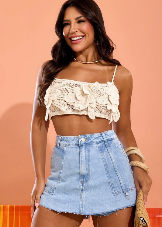Saia jeans cancún