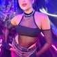 Body em Tule com luva...