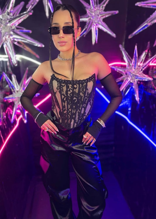 Corset Mônaco em renda...
