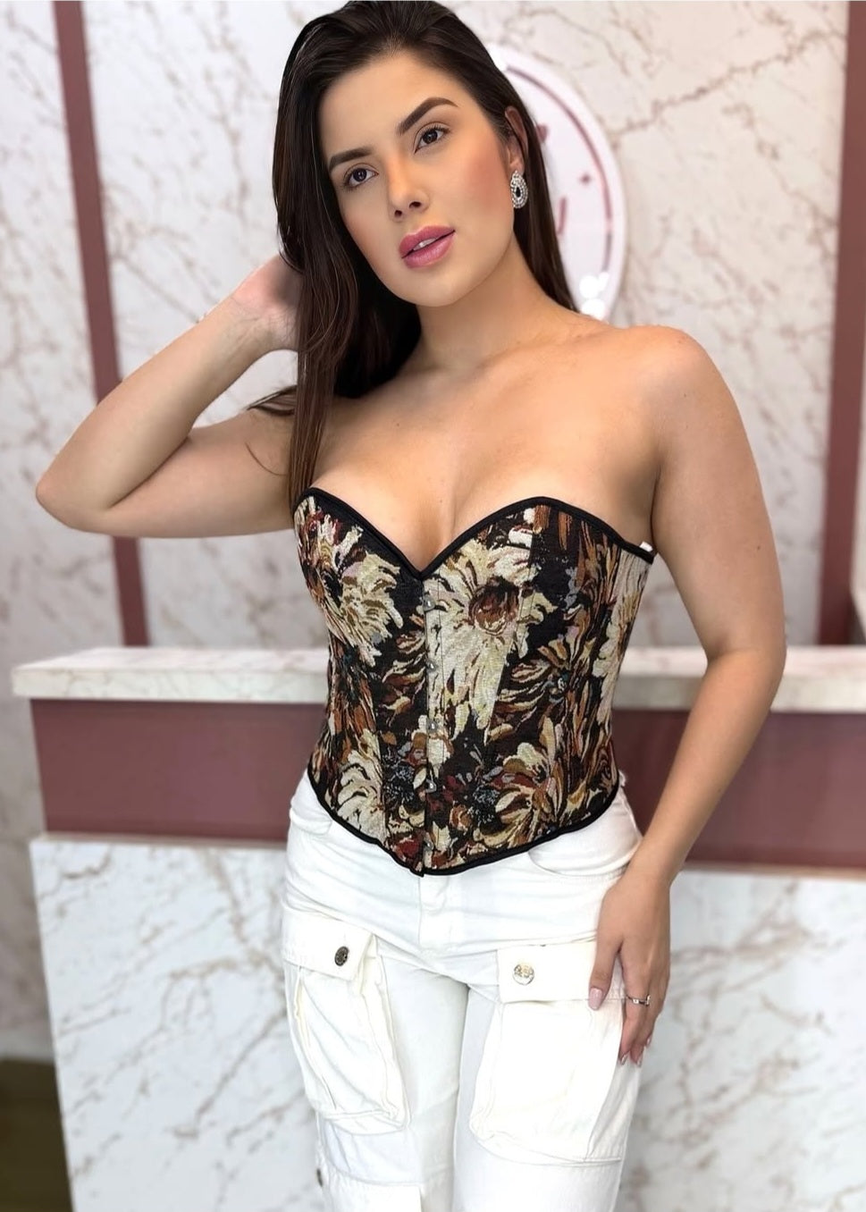Corset estampado