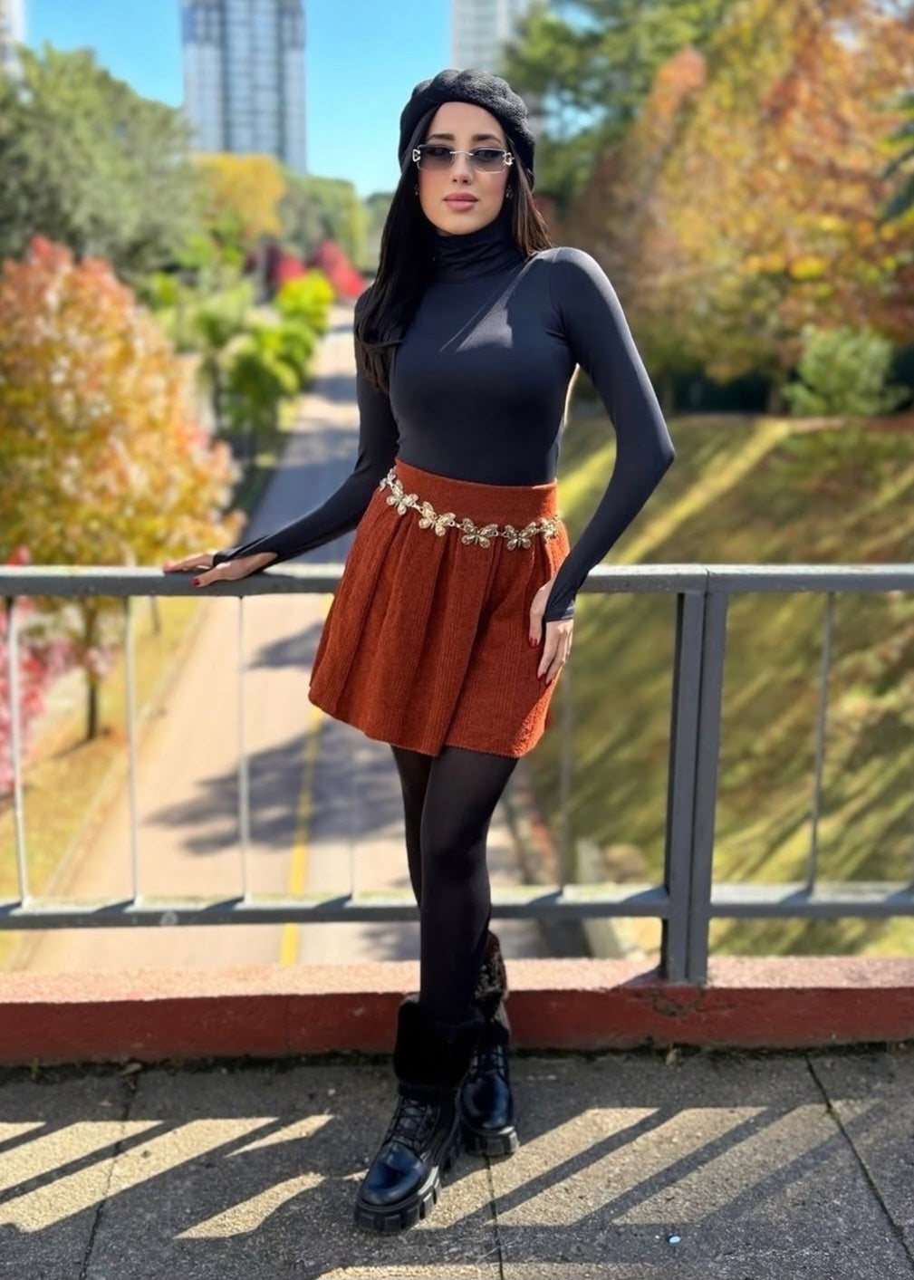 Saia tricô modal